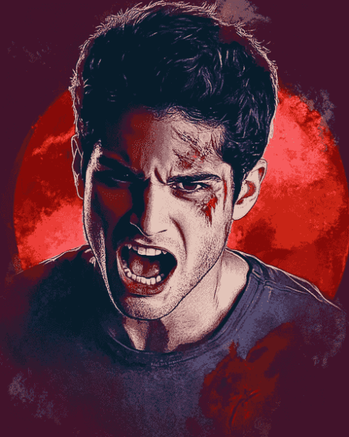 Titular Teen Wolf Diamond Painting