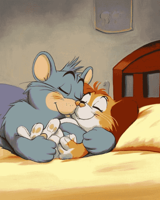 Tom And Jerry Cartoon Diamond Painting