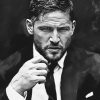 Tom Hardy Monochrome Diamond Painting