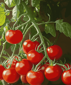 Tomato Plants Art Diamond Painting