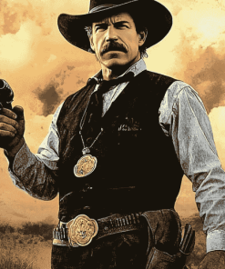 Tombstone Val Kilmer Western Diamond Painting