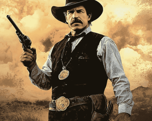 Tombstone Val Kilmer Western Diamond Painting