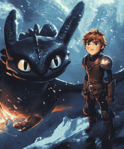 Toothless Adventure How To Train Your Dragon Diamond Painting