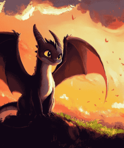 Toothless Night Fury Diamond Painting