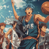 Top Kurokos Basketball Characters Diamond Painting