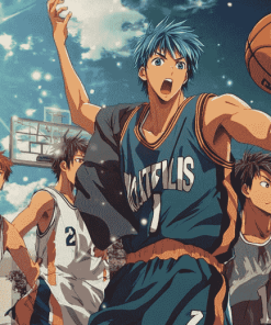 Top Kurokos Basketball Characters Diamond Painting