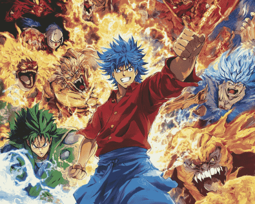 Toriko Anime Poster Diamond Painting