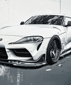 Toyota Supra Mk4 Sports Cars Diamond Painting