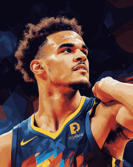 Trae Young Sports Star Diamond Painting