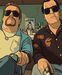 Trailer Park Boys Animation Diamond Painting