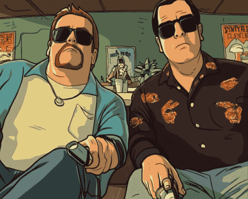 Trailer Park Boys Animation Diamond Painting