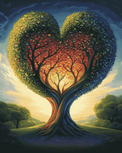 Tree of Life Symbol Diamond Painting