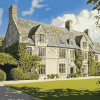 Trerice Manor Buildings Diamond Painting