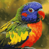 Tropical Lory Parrots Diamond Painting