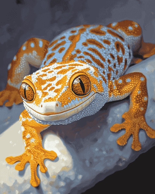 True Gecko Reptiles Diamond Painting