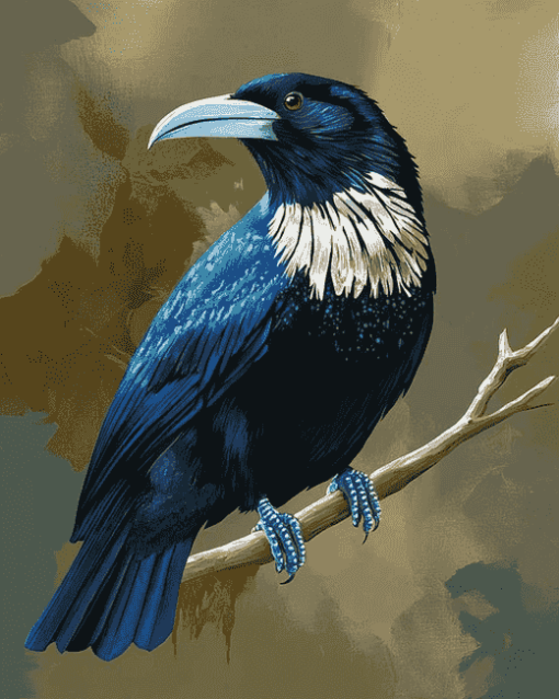 Tui Bird Diamond Painting