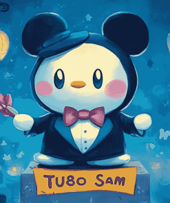 Tuxedo Sam Cartoon Diamond Painting