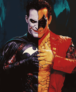 Two Face Batman Movie Diamond Painting