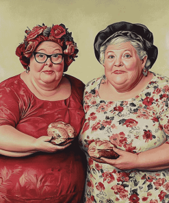 Two Fat Ladies Movie Diamond Painting