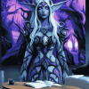 Tyrande Whisperwind Fantasy Art Diamond Painting