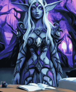 Tyrande Whisperwind Fantasy Art Diamond Painting