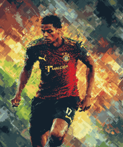 Tyrell Malacia Famous Footballer Diamond Painting