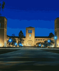 UCLA Nightscape Diamond Painting