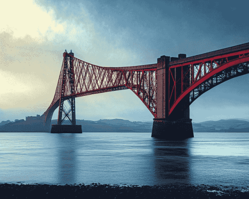 UK Forth Bridge Masterpiece Diamond Painting