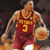 USC Trojans Basketball Player Diamond Painting