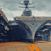 USS Lexington Engines Diamond Painting