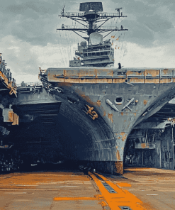 USS Lexington Engines Diamond Painting