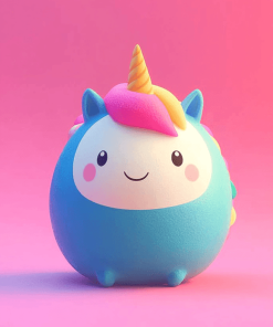 Unicorn Squishmallows Fantasy Diamond Painting