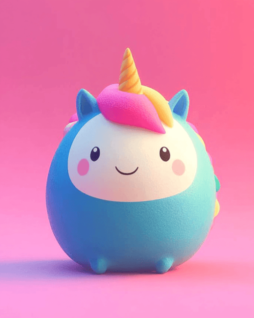 Unicorn Squishmallows Fantasy Diamond Painting