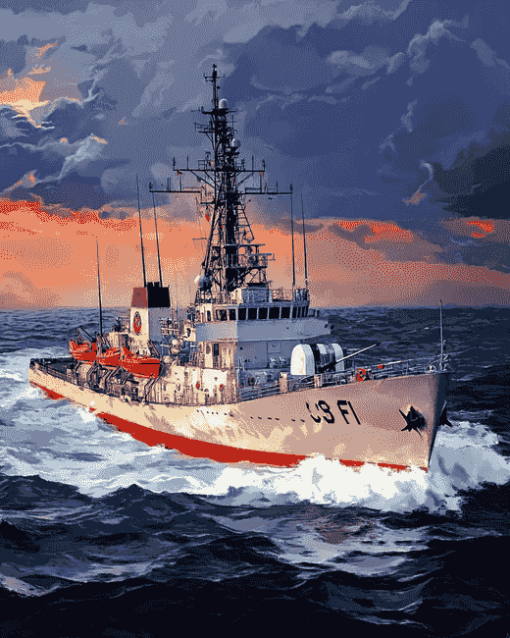 United States Coast Guard Seascapes Diamond Painting