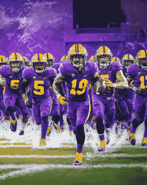 University Northern Iowa Panthers Football Diamond Painting