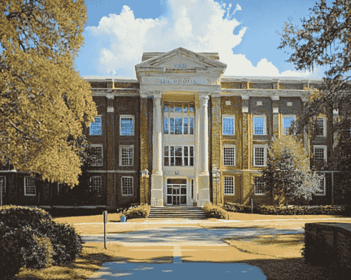 University of Alabama Campus Diamond Painting