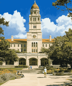 University of Texas Building Diamond Painting