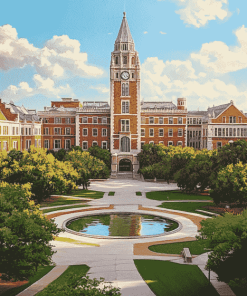 University of Texas Buildings Diamond Painting