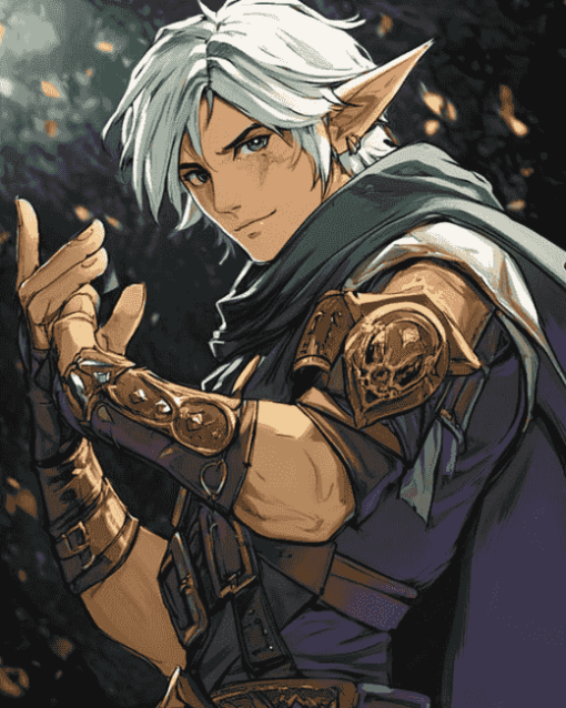 Urianger Anime Creation Diamond Painting