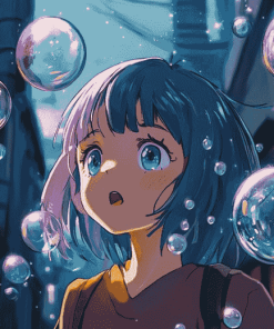 Uta Bubble Anime Movie Diamond Painting