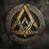 Valknut Norse Symbol Diamond Painting