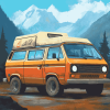 Vanagon Caravan Art Diamond Painting