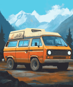 Vanagon Caravan Art Diamond Painting