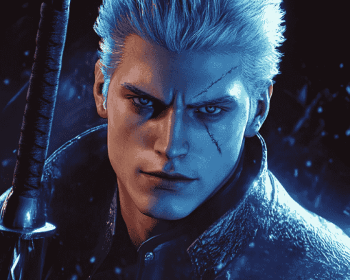 Vergil Video Game Character Diamond Painting