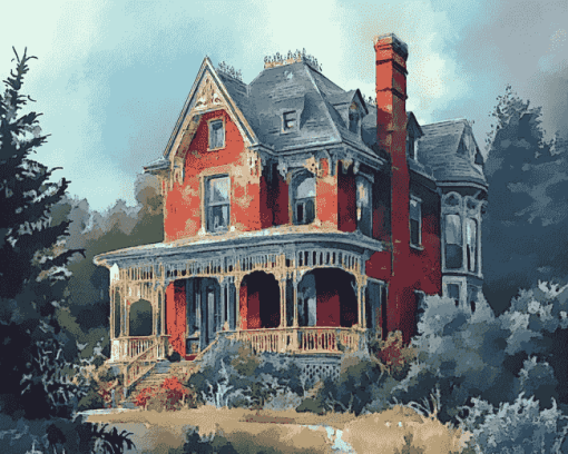 Victorian Style Home Diamond Painting