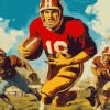 Vintage 1946 American Football Diamond Painting