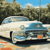 Vintage 1950s Cadillac Diamond Painting