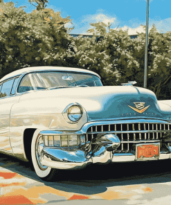 Vintage 1950s Cadillac Diamond Painting