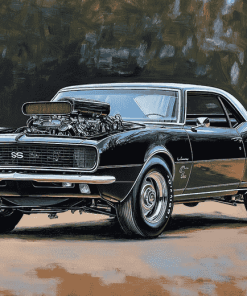 Vintage 1967 Camaro Elegance Diamond Painting