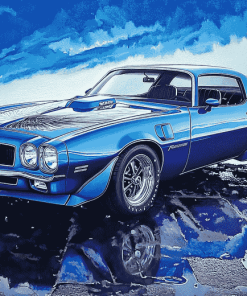 Vintage 1970 Firebird Diamond Painting